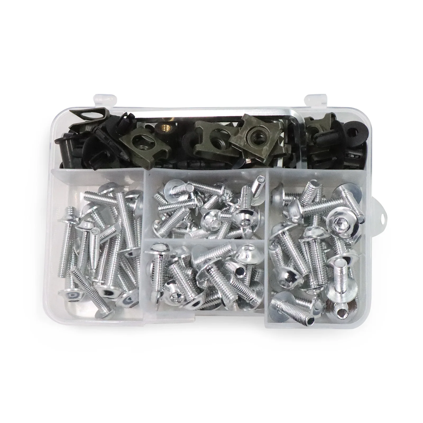 Universal Fairing Bolt Kit Fastener Clips Screws 195/PCS For Suzuki GSXR 600 750 1000 K1 K2 K3 K4 K5 K6 K7 K8 K9 auto fasteners motorcycle screw caps motorcycle screws motorcycle fasteners