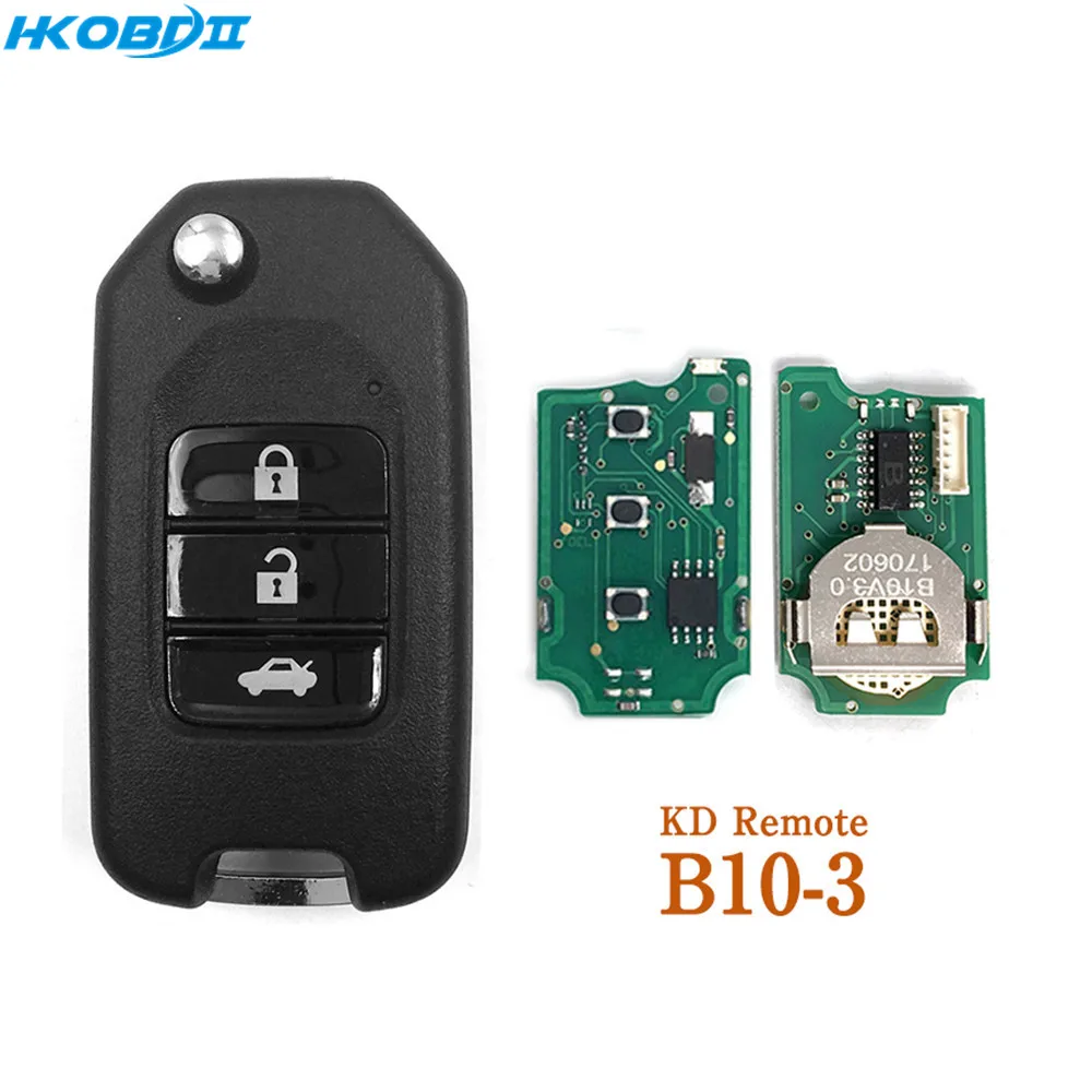 HKOBDII KEYDIY оригинальный KD B10 3 серии пультов для KD900/MINI KD/URG200 ключевые программисты B