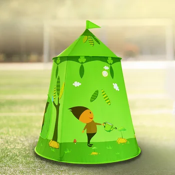 

Little Prince Children's Tent Princess Castle Present Hang Flag Play House Teepee