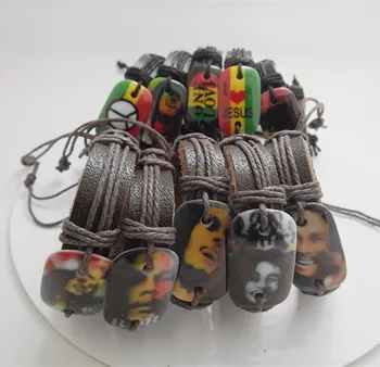 

Wholesale 50 pcs Fashion multiple styles Mixed Leather cuff Bracelets Jewelry