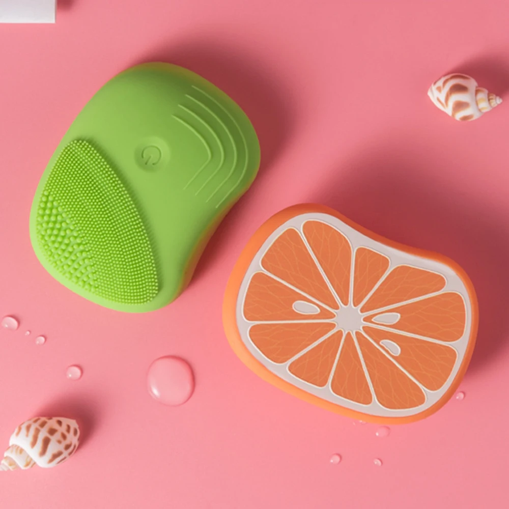 

Mini Face Cleansing Brush Facial Cleanser Electroactive Silica Gel Pore Cleanser Blackhead Remover Pore Cleanser