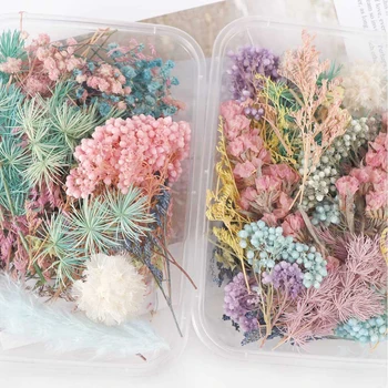 

Epoxy Mold Dried Flower Candle Handmade Making Aromatherapy Wax Piece Special Dried Flower DIY Material random Color