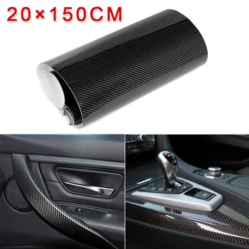 

New Arrival High Quality 7D Car Glossy Carbon Fiber Stickers Decal Vinyl Film Interior Wrap Accessories