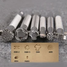 Инструмент для печати на коже, сплав, резьба по дереву, система изготовления штампов, штампы для кожевенного ремесла, штампы для продажи