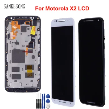 

5.2"For Motorola MOTO X2 LCD Display Touch Screen Digitizer Assembly For Moto X2 XT1092 XT1096 XT1097 Display with Frame