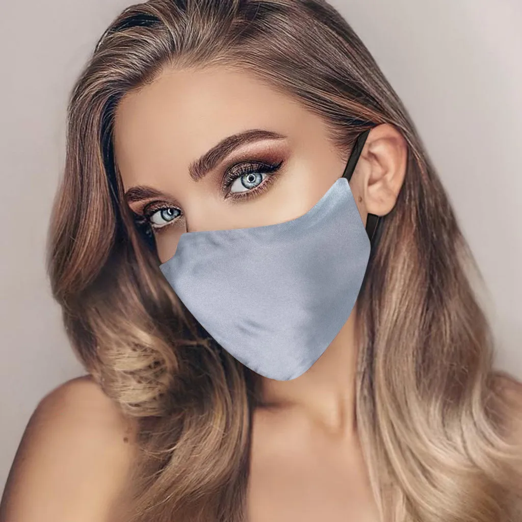 Face Mask Summer For Men And Women Thicken Double-deck Sunscreen And Dustproof Silk Mask Mascarilla Proof Mascarillas Proteccion