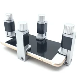 Pince de fixation en aluminium, 1/4 pièces, Clip métallique réglable, outils de réparation de téléphone, écran d'affichage LCD, Clip de fixation pour tablette IPhone 