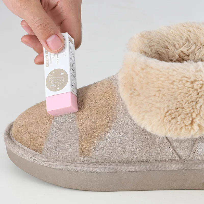 2Pcs Shoe Cleaning Eraser Suede Sheepskin Matte Leather And Leather Fabric Care Shoes Leather Cleaner White Shoes Cleaner Care 2