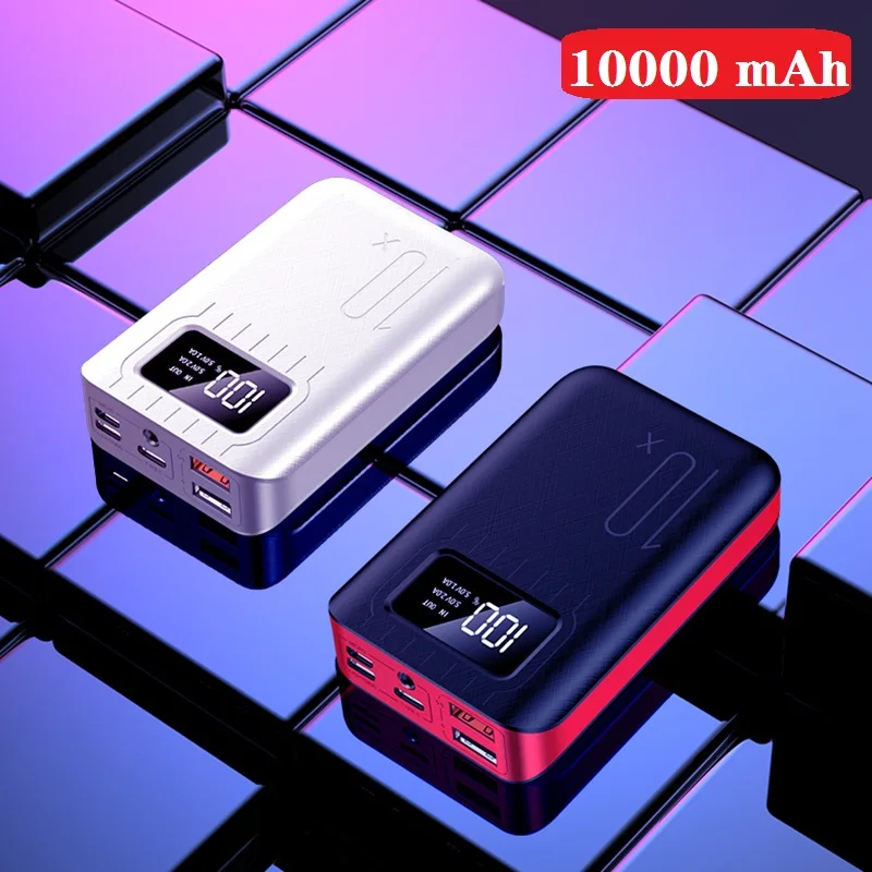 

Mini Power Bank Waterproof Portable 10000 MAh for All Xiaomi Smart Phone Battery Powerbank Fast Charging External Battery LED