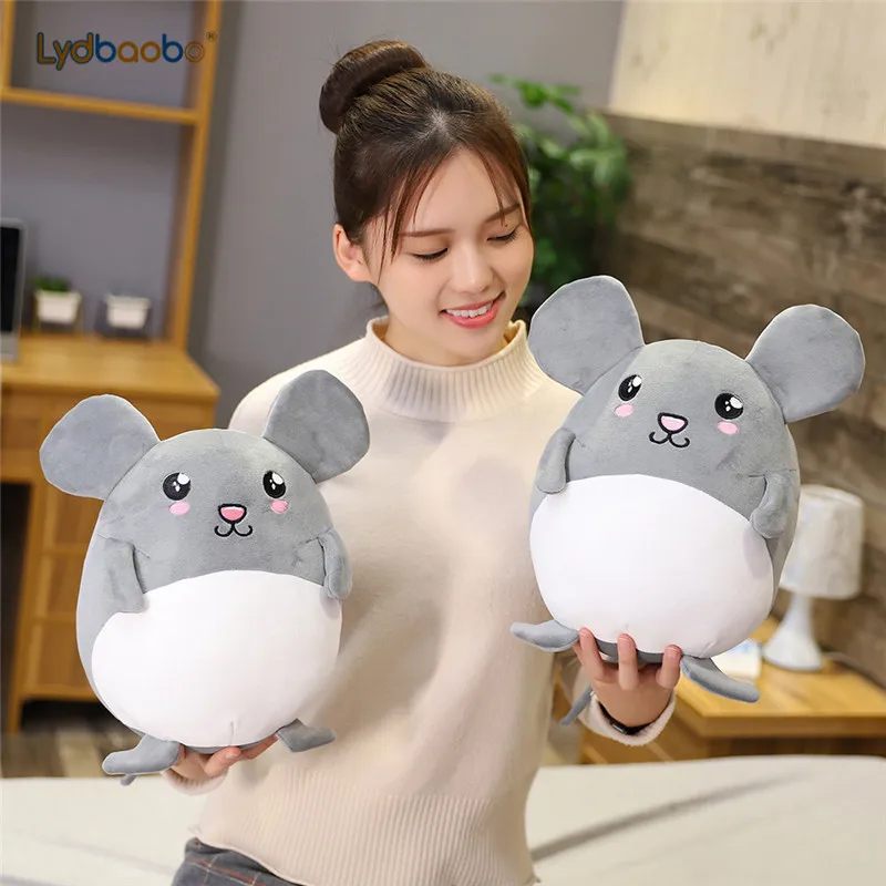 1 шт. 25 см новинка Kawaii серая крыса плюшевая игрушка плюшевые игрушки для девочек