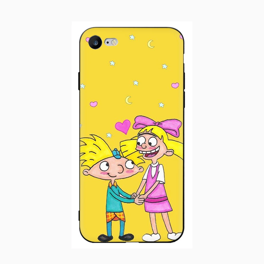 بك Coque en Silicone avec dessin humoristique Hey Arnold Helga love ... coque iphone 7 Hey Arnold