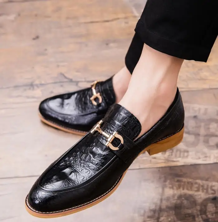 new men's large-size loafers luxe designer dress shoes handmade men's wedding shoes,designer business dress shoes platform w95
