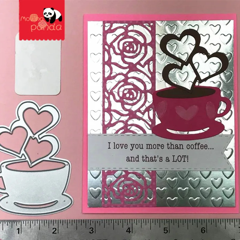 COFFEE Metal Cutting Dies Stencils for DIY Scrapbooking photo album Decorative Embossing Paper Cards | Дом и сад