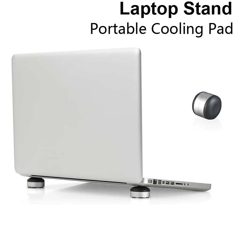 

Laptop Stand Portable Cooling Pad For MacBook Laptop Notebook Cool Ball Heat Dissipation Skidproof Pad Desktop Cooler Stand