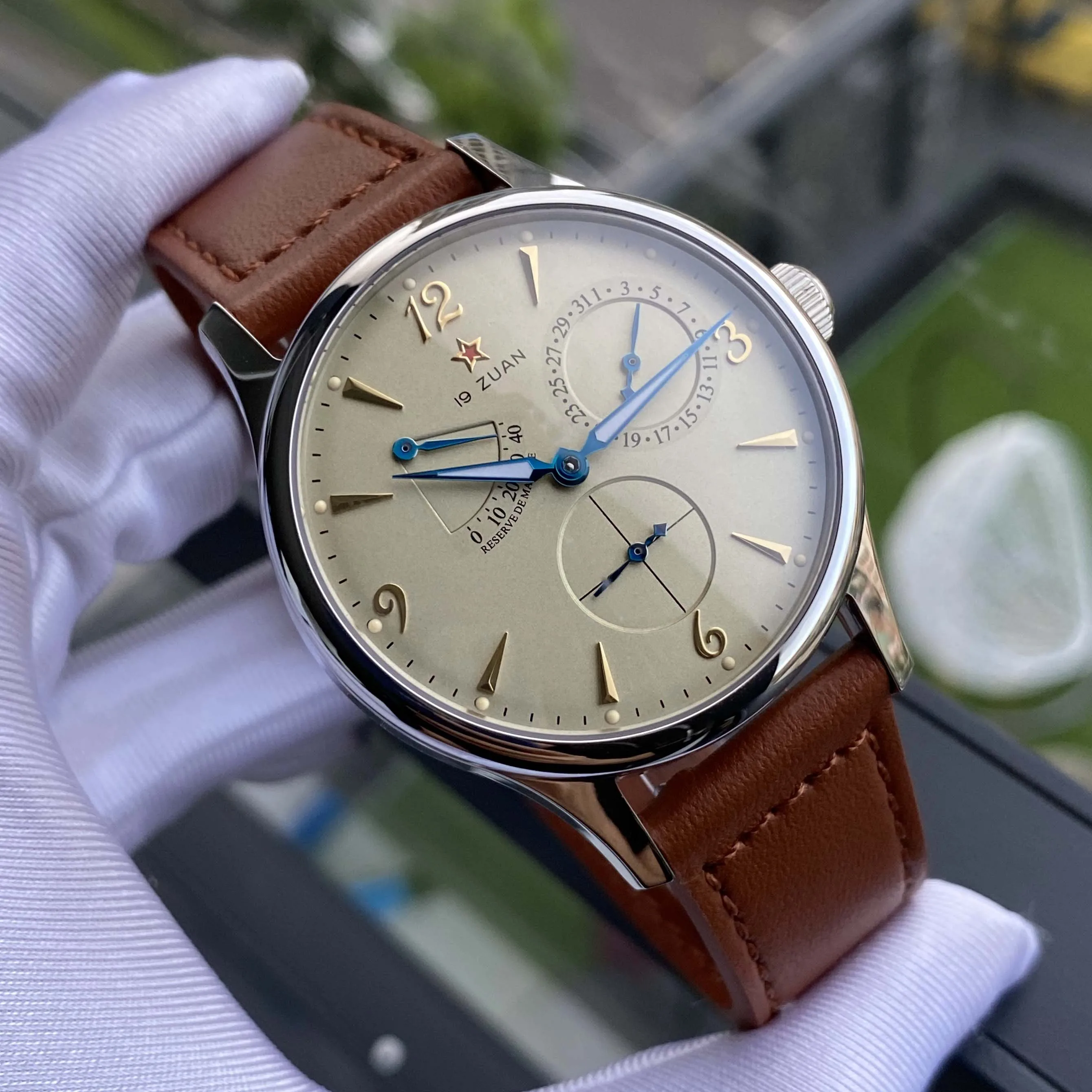 Мужские наручные часы pilot automatic в стиле милитари многофункциональные из