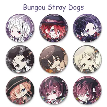 

1pcs Anime Bungo Stray Dogs Cosplay Badge Atsushi Brooch Pin Dazai Osamu Collection Badge For Backpack Clothes