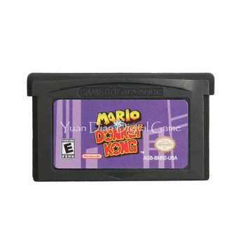 

For Nintendo GBA Video Game Cartridge Console Card Mari vs. Donke Kong English Language US Version