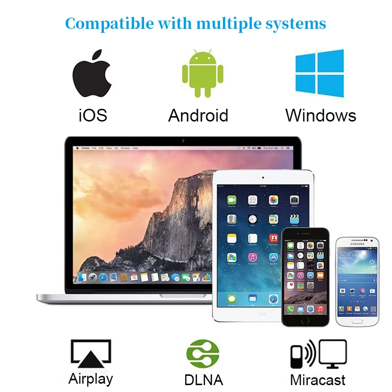 ТВ-палка 1080P беспроводной WiFi Дисплей ТВ ключ приемник для AnyCast M4 Plus для Airplay 1080P HDMI ТВ-Палка для DLNA Miracast