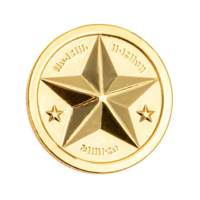 Anime Gleipnir Kagaya Shuichi Coin 18k Gold Plating Cosplay Aoki Kurea Make A Wish Alien Metal Pentagram Star Coins Accessory Costume Props Aliexpress