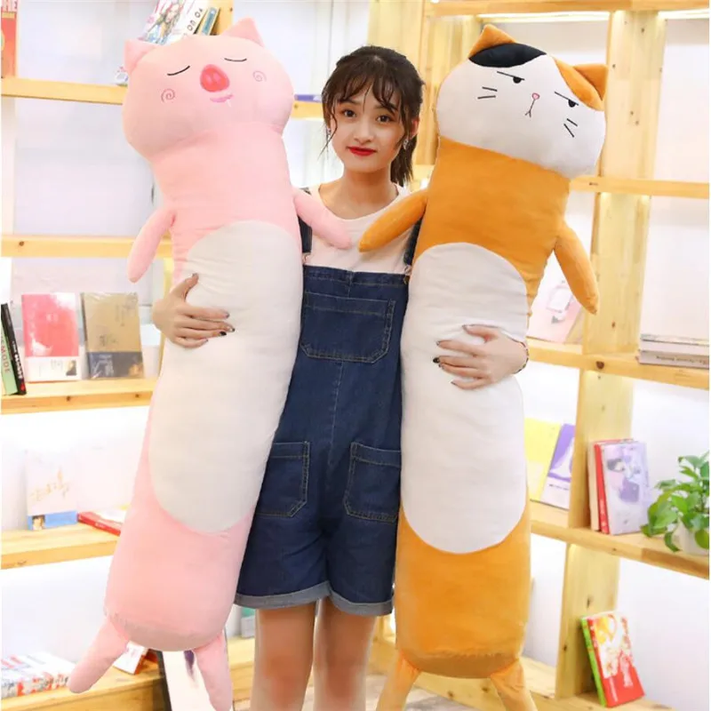 Kawaii Плюшевые игрушки для кошек, мягкие куклы в виде животных, детский подарок на день рождения, Рождество, кукла, милые игрушки для собак, украшение дома, мягкие подушки