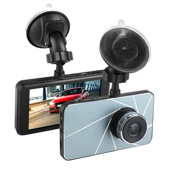 

4 inch HD 1080P Dual Lens Touch Screen Dashcam Camera Video Recorder Dashboard Camera for journey