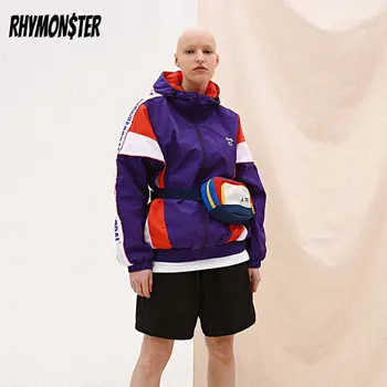 

RHYMONSTER x REDCHARCOAL Retro Patchwork Jacket