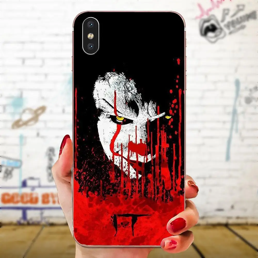 Для Apple iPhone 4 4S 5 5C 5S SE SE2 6 6S 7 8 11 Plus Pro X XS Max XR Тонкий силиконовый чехол клоун