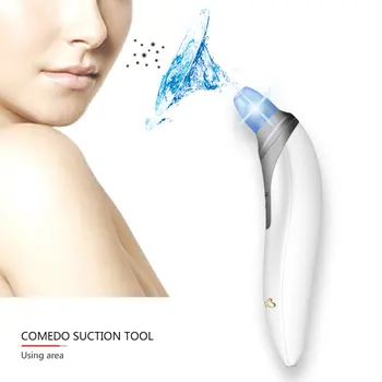 

USB Rechargeable Vacuum Blackhead Remover Facial Vacuum Blackhead Suction Machine Facial Skin Care Beauty Device