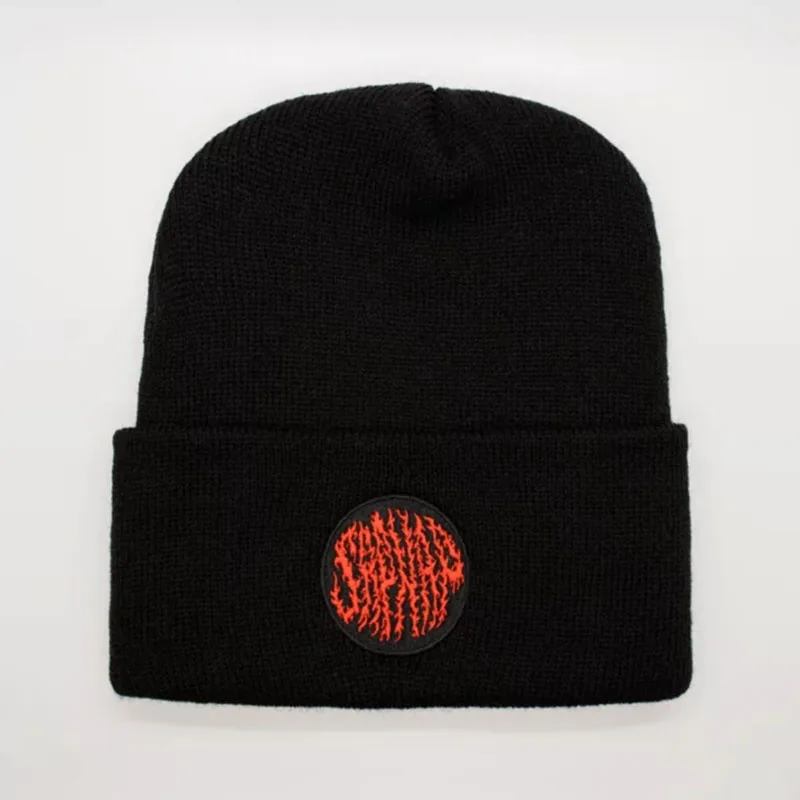 Men's Knitted Skullies Winter Knitting Beanies Hat For Men Double Layer Warm Bonnet Caps Boy Skis Bone | Аксессуары для одежды