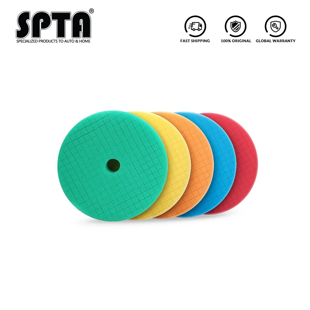 SPTA 6 дюймовые губчатые полировальные колодки для 5 дюймов DA/RO полировочные