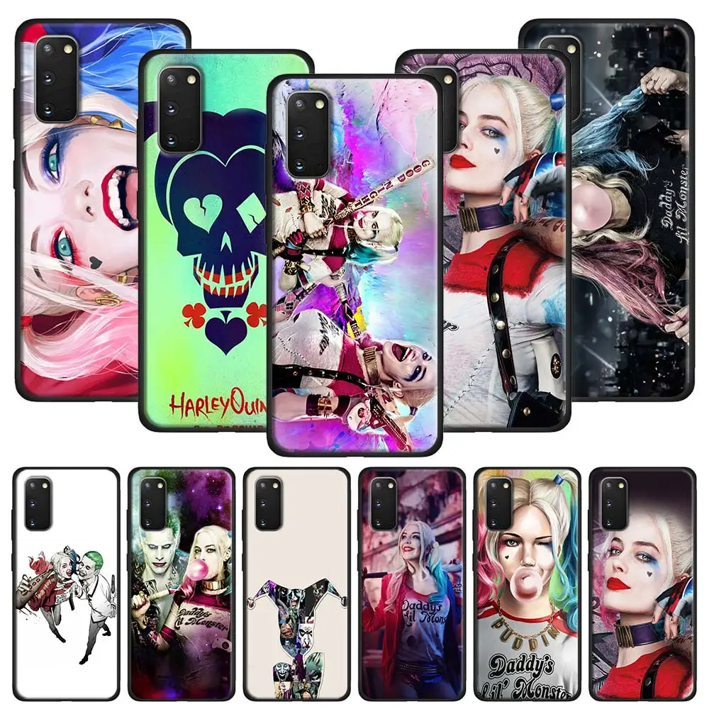 Чехол для телефона Samsung Galaxy S10 S20 Ultra чехол S8 S9 Plus S10e ТПУ мягкий Harley Quinn отряд