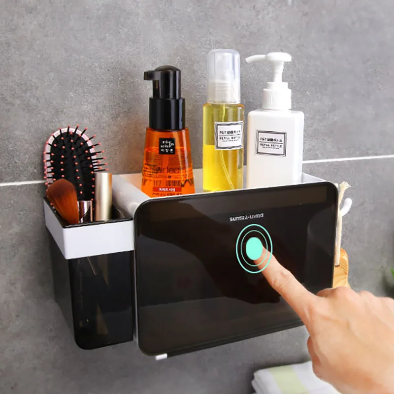 

Multifunctional Bathroom Set 4pcs Accessory Box Toothpaste Toothbrush Holder Set Bathroom storage rack toothbrush box