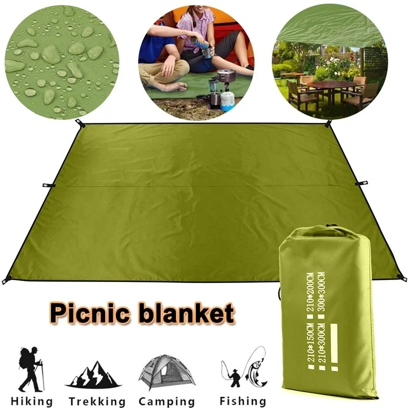 

Tent Tarp Awning Sun Shade Rain Shelter Beach Camping Picnic Pad Moisture-proof Mat,Sand Proof Waterproof Beach Blanket Picnic