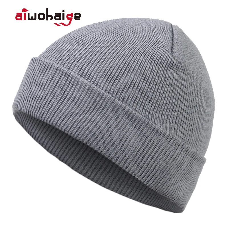 

2018 New Fashion Solid Color Knit Beanies Hat Winter Hats Warm Man Woman Multiple Colour Skullies Ski Soft Cap Beanie Bone Sport