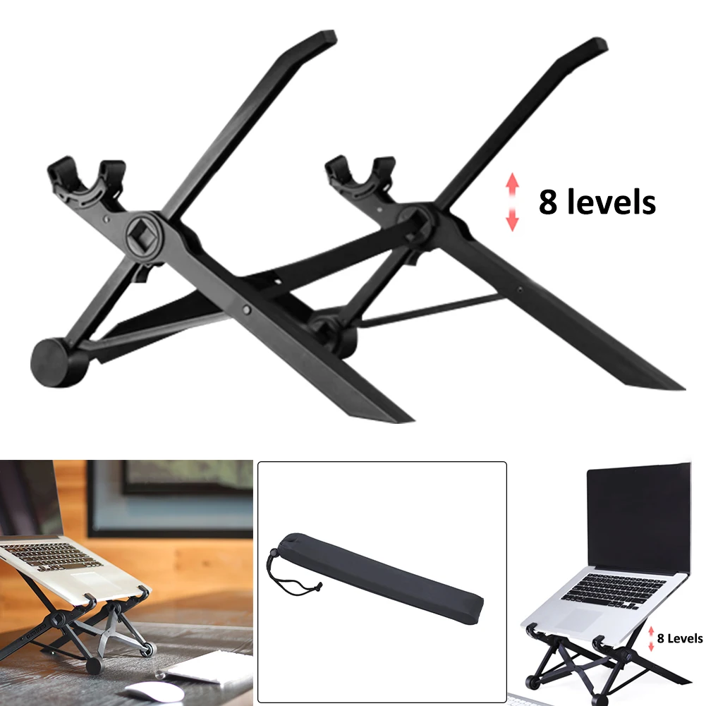 

Portable Laptop Stand Foldable Support Base Notebook Stand Holder For Macbook Pro Air Lapdesk Computer Cooling Bracket Riser