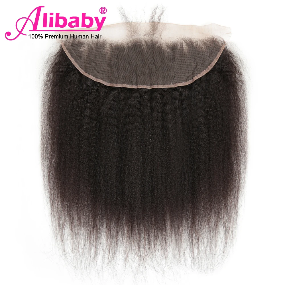 Alibaby Hd Кружева Фронтальные предварительно сорванные 13x4 прозрачные кружева фронтальные уха до уха 8-22 дюймов Кружева Фронтальные закрытие прямые перуанские
