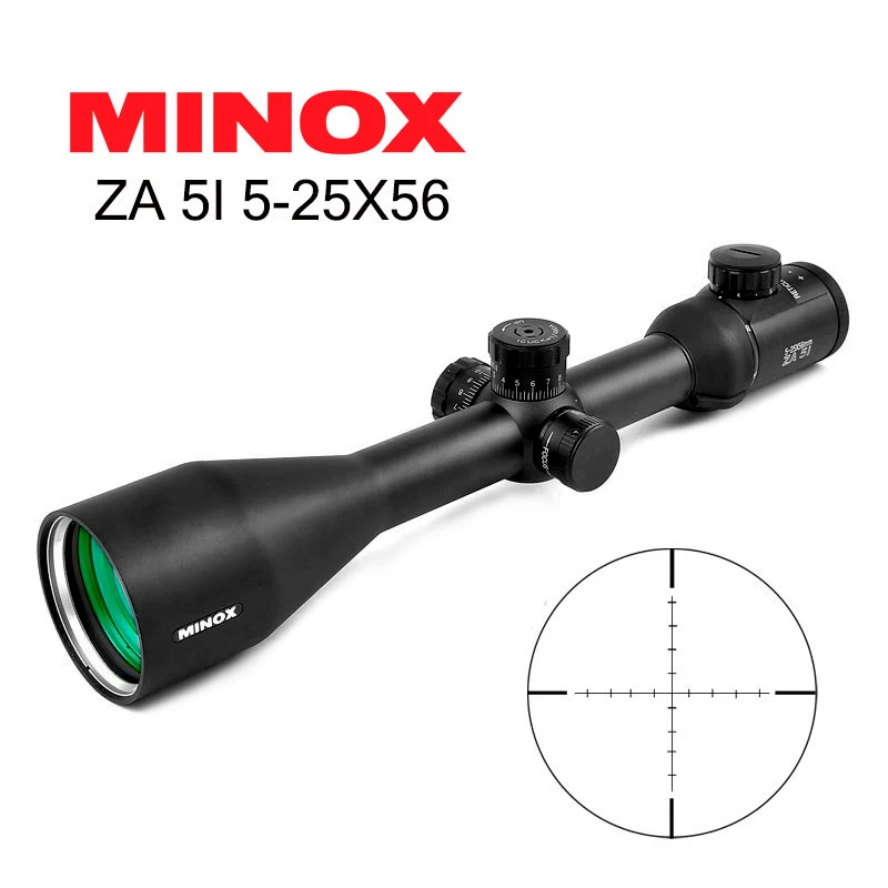 Minox ZV 5 25x56 сторона регулировка параллакса охотничьи прицелы длинные зрачка