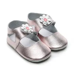 Прогулочная обувь на мягкой подошве для малышей; дышащие повседневные кроссовки с цветочным рисунком для новорожденных девочек