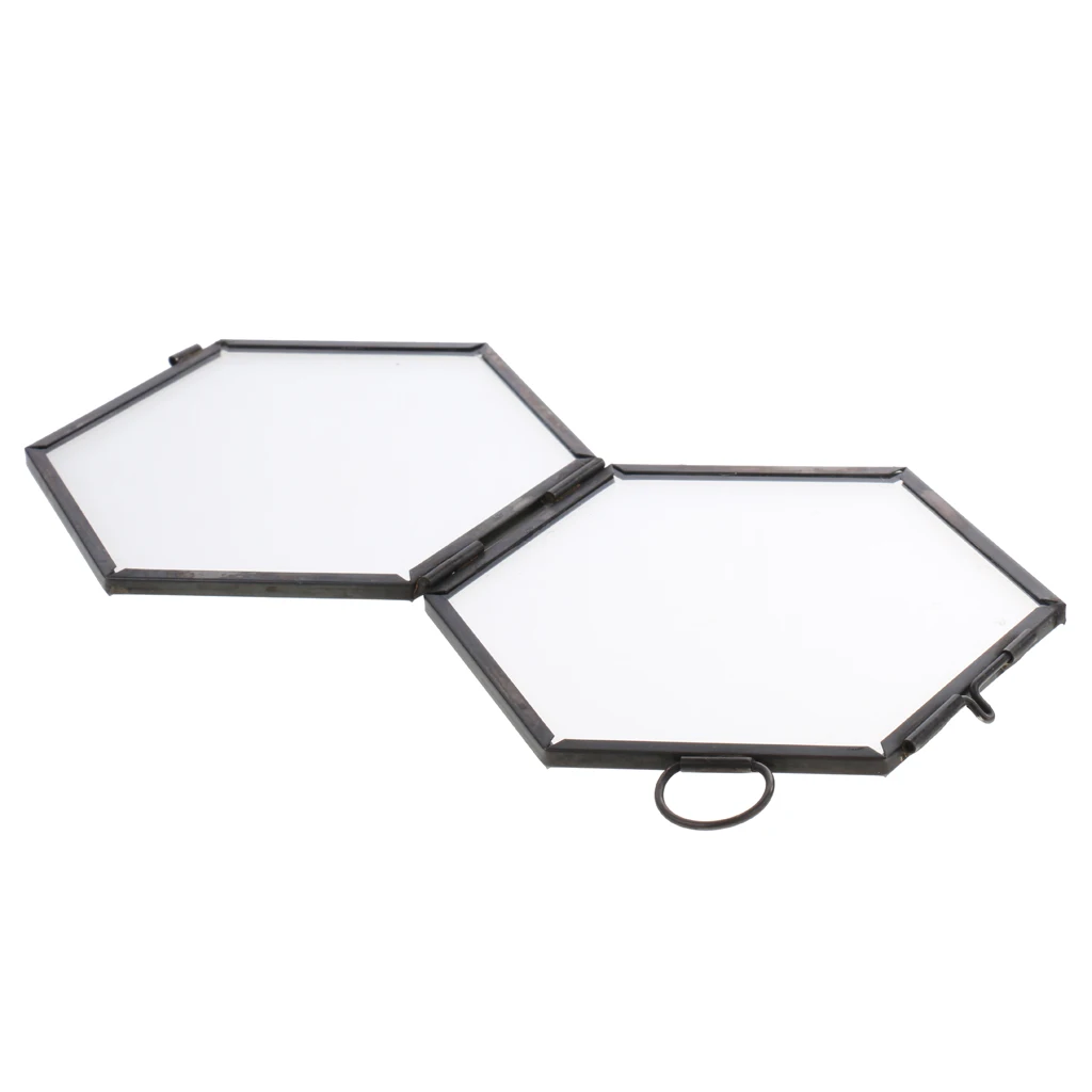 Glass Picture Frame, Clear Hexagon Frame er for Photo Poster Certificate Sign Artwork Art Print Wall ing