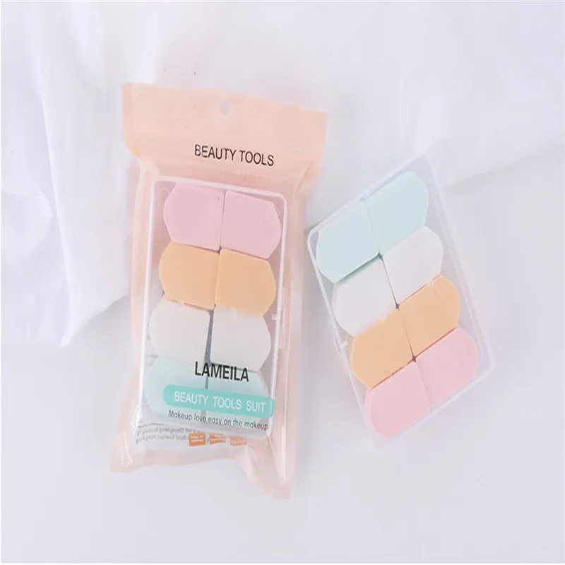 Сухое и влажное двойное назначение пудра слойка коробка многофункциональная пена вода большой спонж для нанесения основы под макияж BB крем не есть макияж