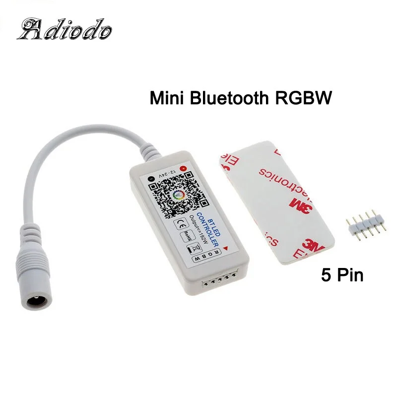 

24Keys LED RGB Controller DC12V IR Remote Controller for SMD 3528 5050 RGB LED Strip Lights