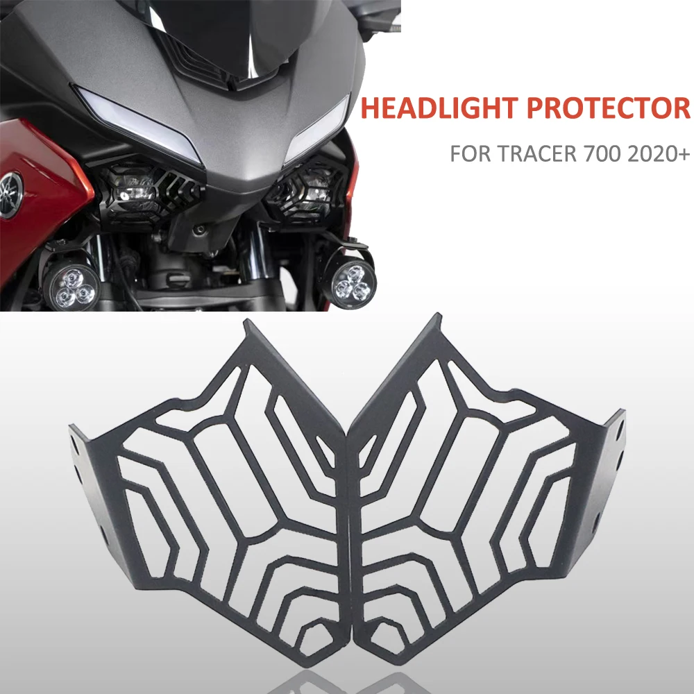 

Motorcycle Aluminium Headlight Protector Grille Guard Cover Protection Grill For TRACER700 Tracer 700 Tracer 7 GT 2020 2021