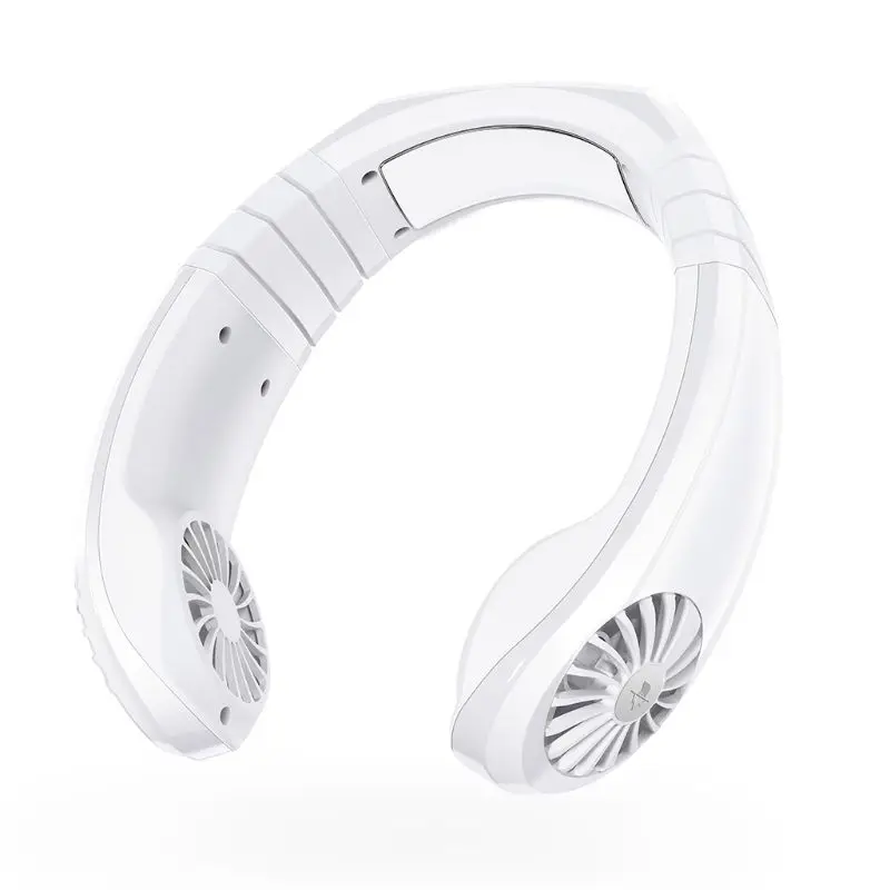 

USB Micro Portable 2 in 1 Air Cooler Mini Electric Air Conditioner Neck Fan