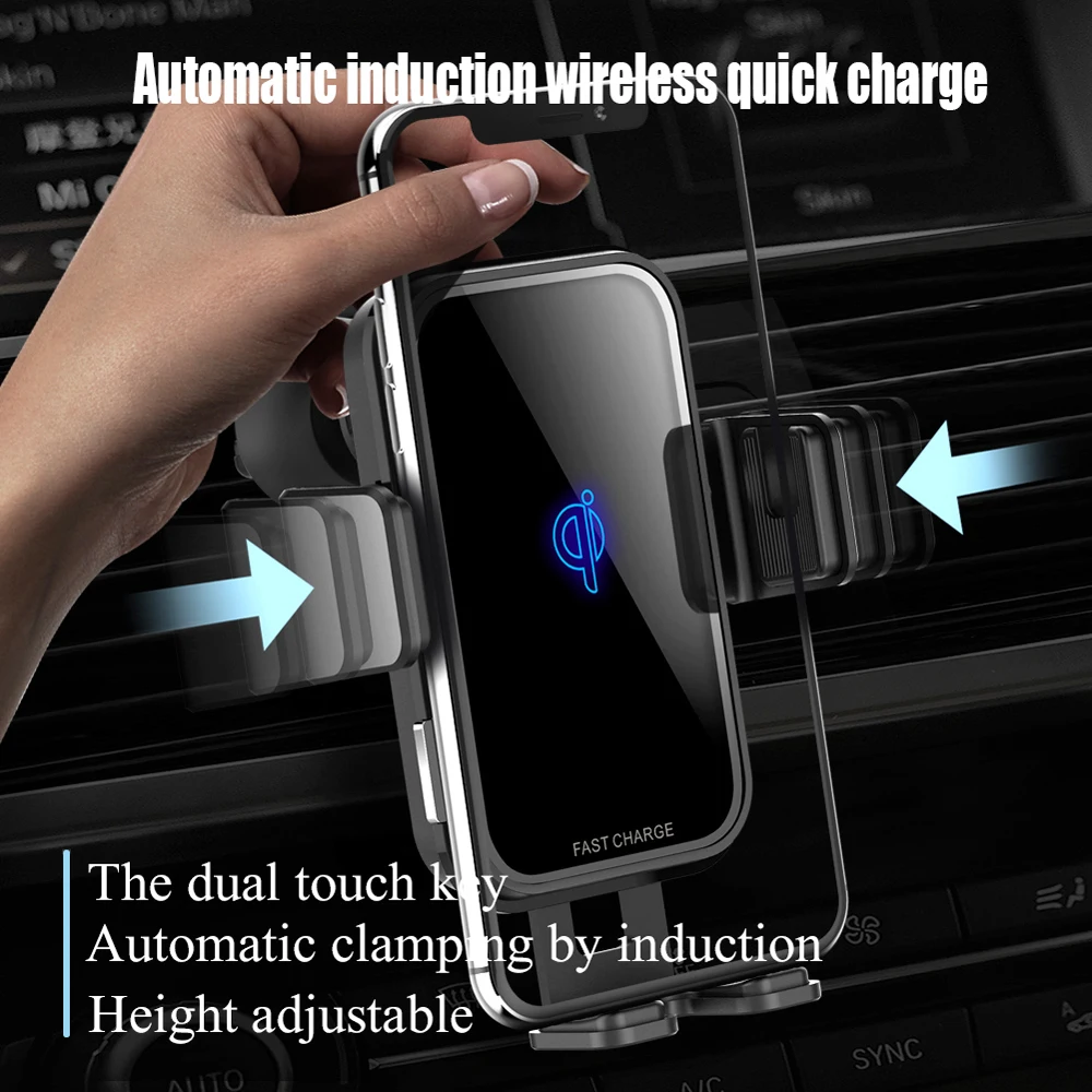 696 Y5 10W Qi Беспроводное Автомобильное быстрое зарядное устройство для iPhone 11/Xs/Xr/8