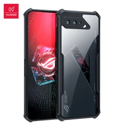 Enhanced Shockproof Transparent Phone Case by Xundd - Asus ROG Phone 5 (Black Clear)