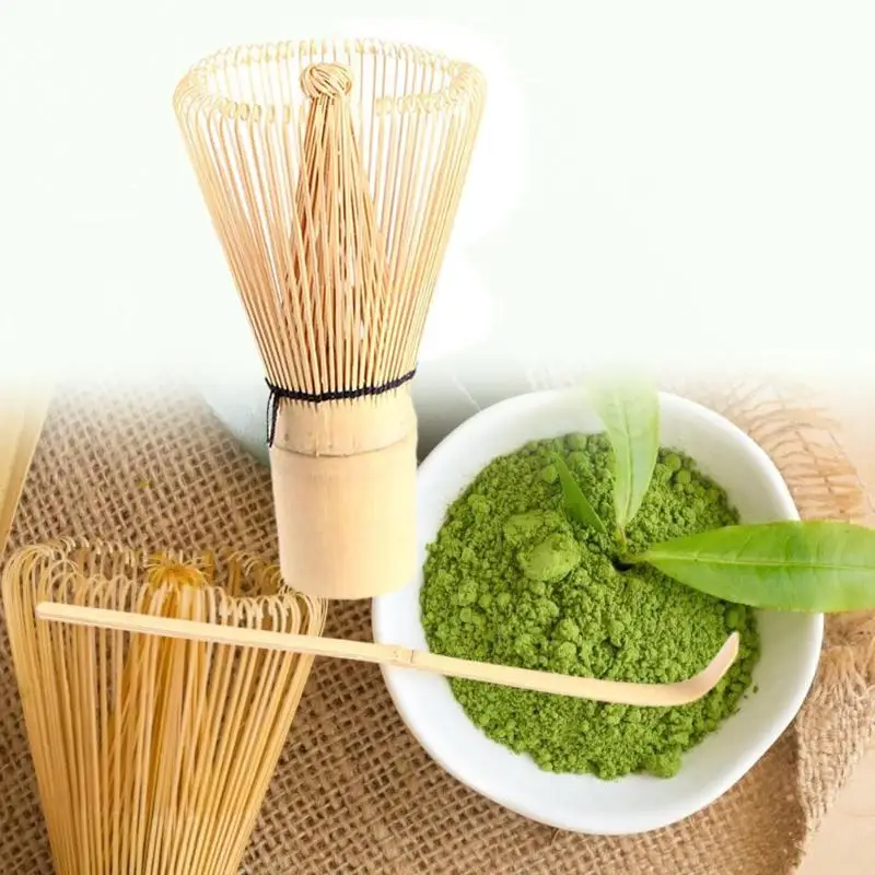 Зеленый чай matcha венчик для пудры японская церемония бамбуковая щетка аксессуар инструмента