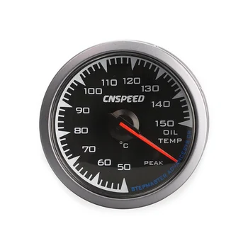 

Car Fuel Oil Temperature Gauge Meter 2.5 Inch 60mm 7 Color Light for 12V Vehicle NJ88