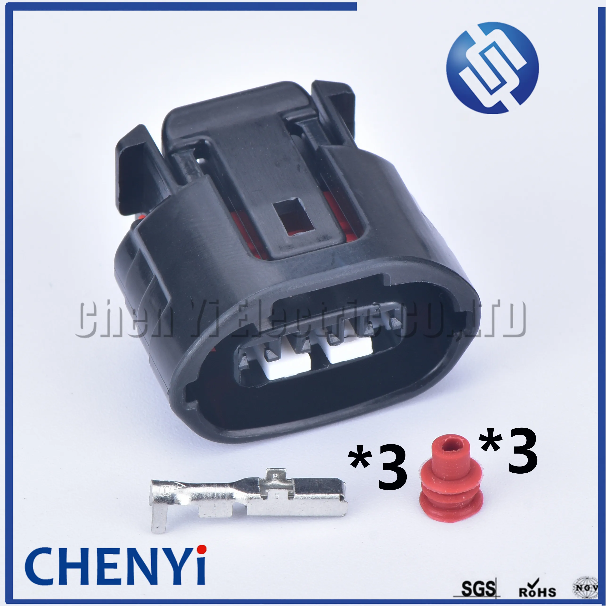 1 set Sumitomo 3 pin 6189-0442 mujeres para Nissan Toyota Lexus 1UZ 2UZ Oval alternador macho conectores automotrices 90980-11349