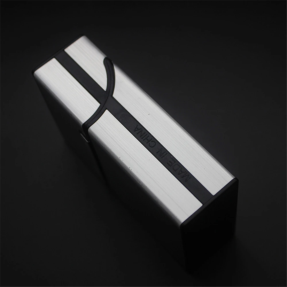1 cigarette case fashion aluminum 20 cigarettes capacity cigarette case magnetic buckle cigarette case women men