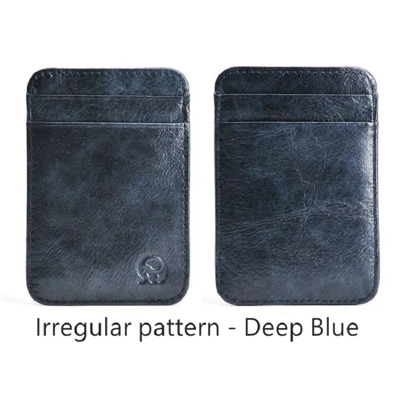 Genuine Leather Slim Card Holder Wallet